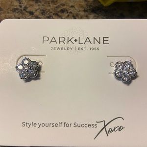 Park Lane sparkle box earrings.